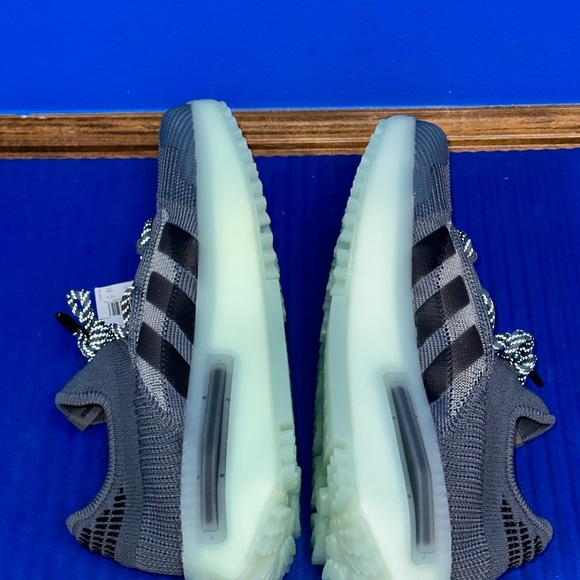 NEW Adidas NMD 2022  S1 Boost Grey/Green Glow Ice Mint (GZ9233) Men’s Size 9.5